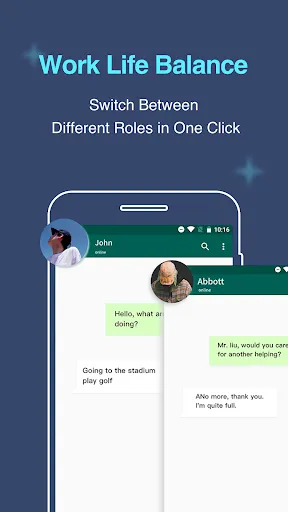 Multiple Accounts: Dual Space screenshot