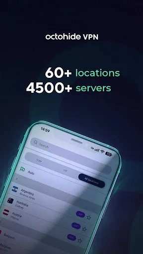 Octohide VPN: Fast & Private screenshot
