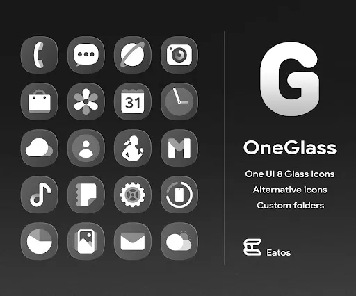 OneGlass 8 - Icon Pack screenshot