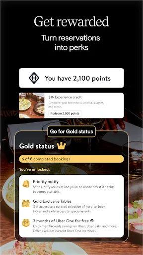 OpenTable screenshot