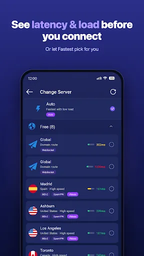 Ostrich VPN: Fast Secure Proxy screenshot