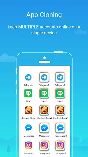 Parallel Space - app cloning screenshot