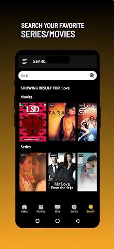 Picasso: Live TV, Movie & Show screenshot