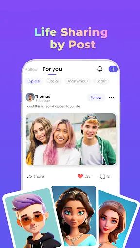 PopUp - Chat, Friend, Fun screenshot