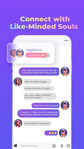 PopUp - Chat, Friend, Fun screenshot