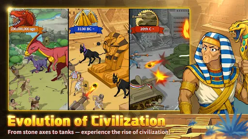 Primitive Brothers : Idle Game screenshot