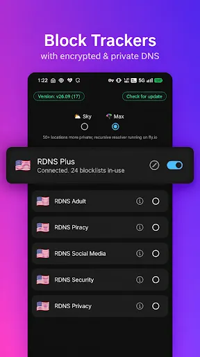 Rethink: DNS + Firewall + VPN screenshot