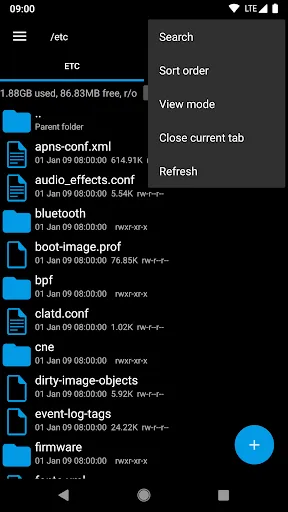 Root Explorer screenshot