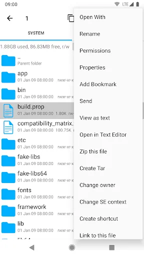 Root Explorer screenshot