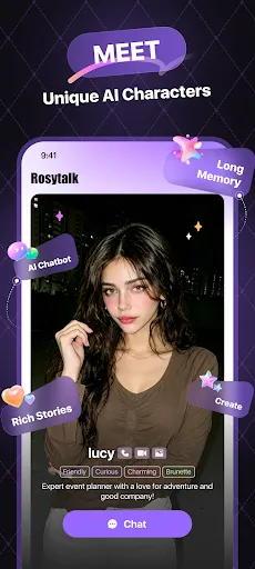 Rosytalk: AI Character Chat screenshot