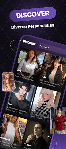 Rosytalk: AI Character Chat screenshot