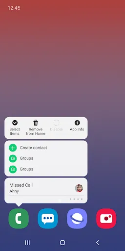Samsung One UI Home screenshot