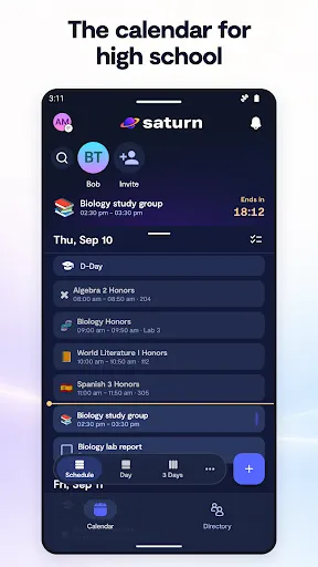 Saturn Calendar screenshot