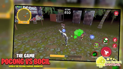 Simulator Pocong vs Bocil 3D screenshot