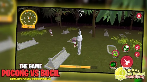 Simulator Pocong vs Bocil 3D screenshot