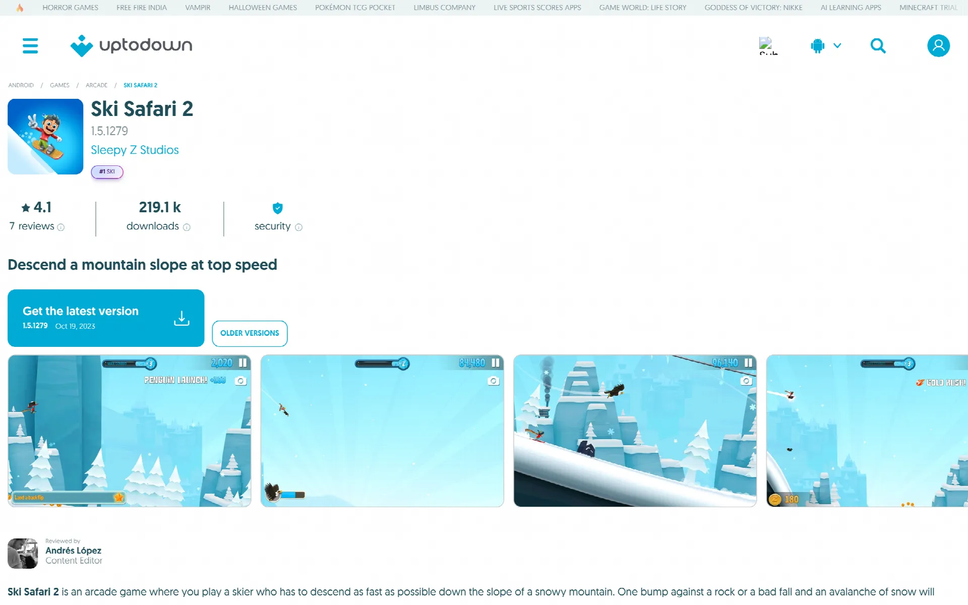 Ski Safari 2 screenshot