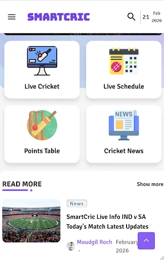 SmartCric India v NZ Live 2026 screenshot