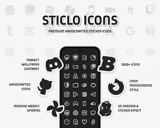 Sticlo Icons - Mono Icons screenshot