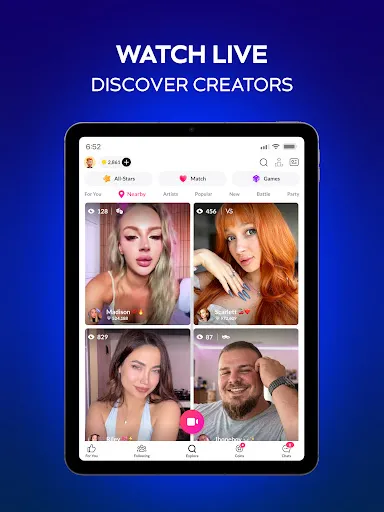 Tango: Live Stream, Video Chat screenshot
