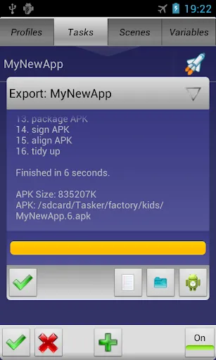 Tasker App Factory screenshot