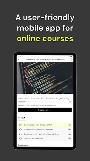 Teachable online courses screenshot