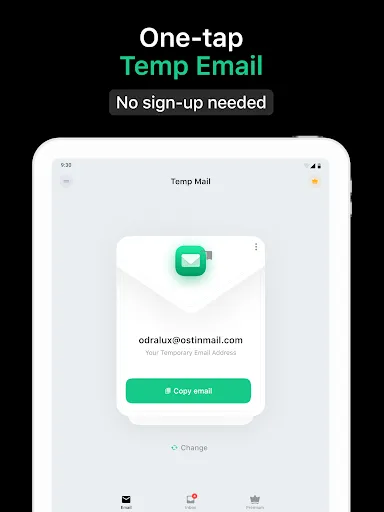 Temp Mail - Temporary Email screenshot