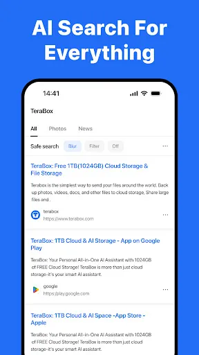 TeraBox: 1TB Cloud & AI Space screenshot