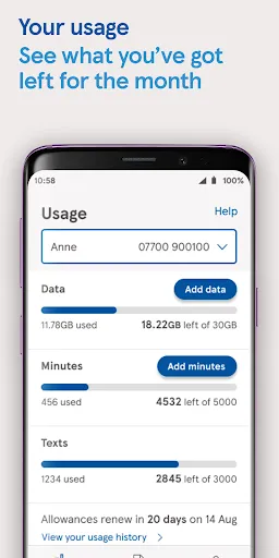 Tesco Mobile screenshot