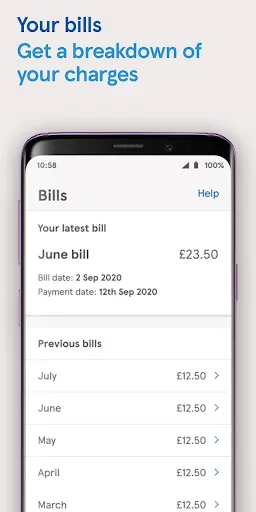 Tesco Mobile screenshot
