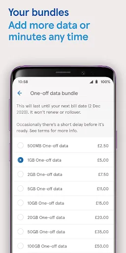Tesco Mobile screenshot
