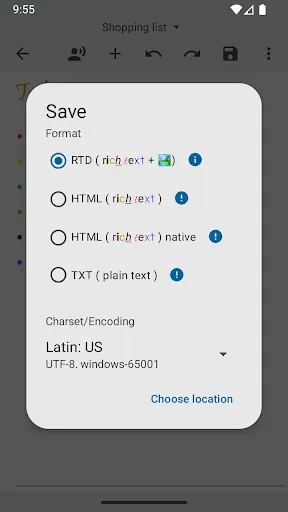 Text Editor screenshot