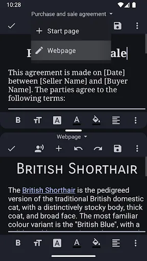 Text Editor screenshot
