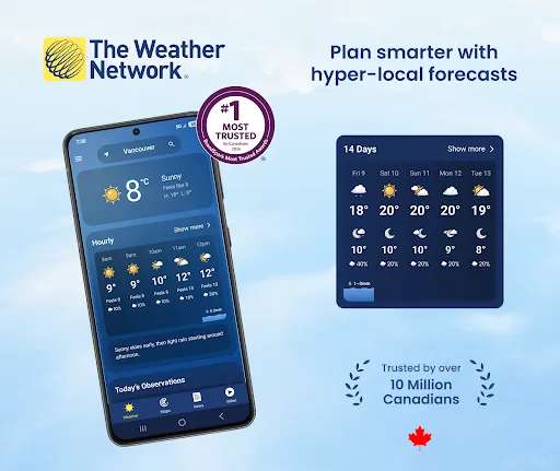 The Weather Network screenshot