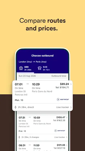 Trainline: Book Europe Trains screenshot