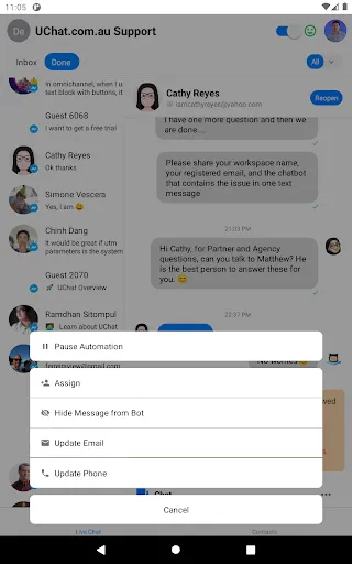 UChat screenshot