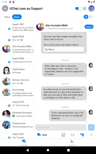 UChat screenshot