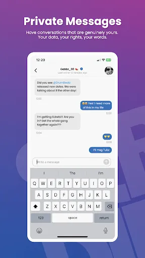 UpScrolled screenshot