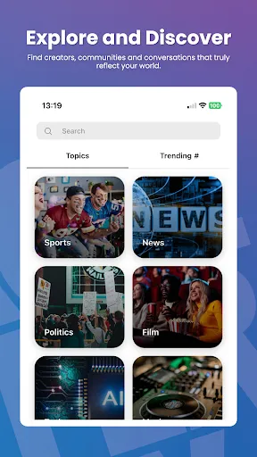 UpScrolled screenshot