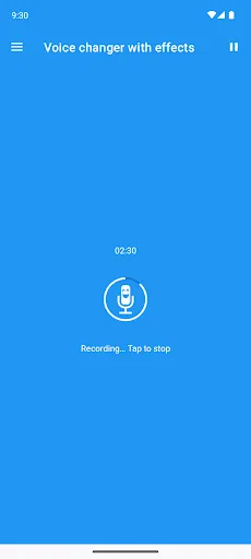 Voice changer with effects screenshot