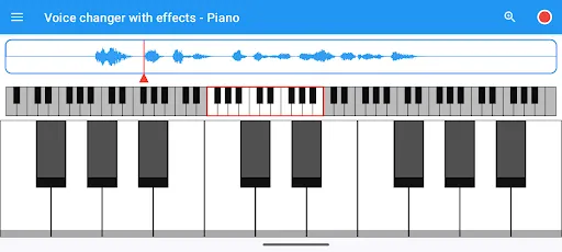 Voice changer with effects screenshot