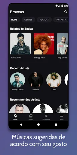 Whatlisten: Player de música screenshot