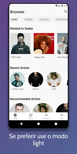 Whatlisten: Player de música screenshot