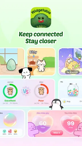 Widgetable: Besties & Couples screenshot