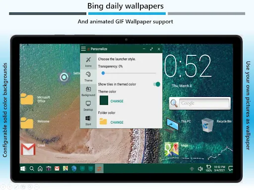 Win-X Launcher screenshot