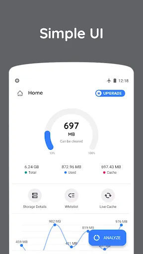 Zero Cleaner: clear cache screenshot