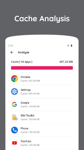 Zero Cleaner: clear cache screenshot