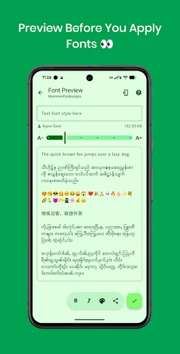 zFont 3 - Emoji & Font Changer screenshot