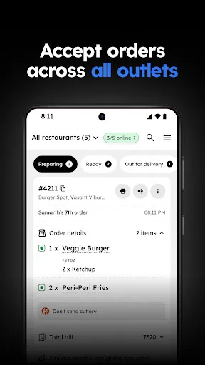 Zomato Restaurant Partner screenshot