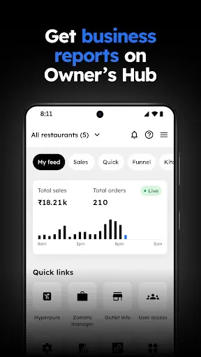 Zomato Restaurant Partner screenshot